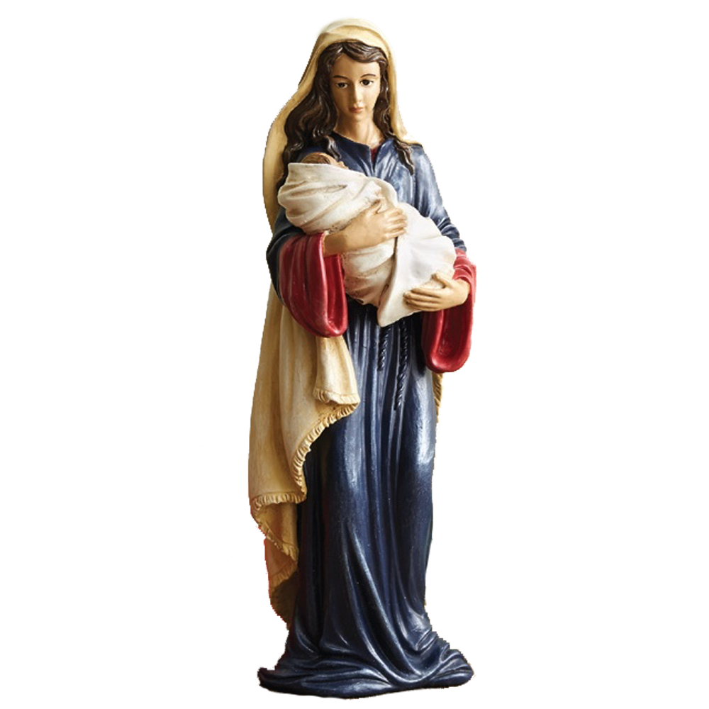 Mother and Child Resin Nativity Statue, , large image number 0