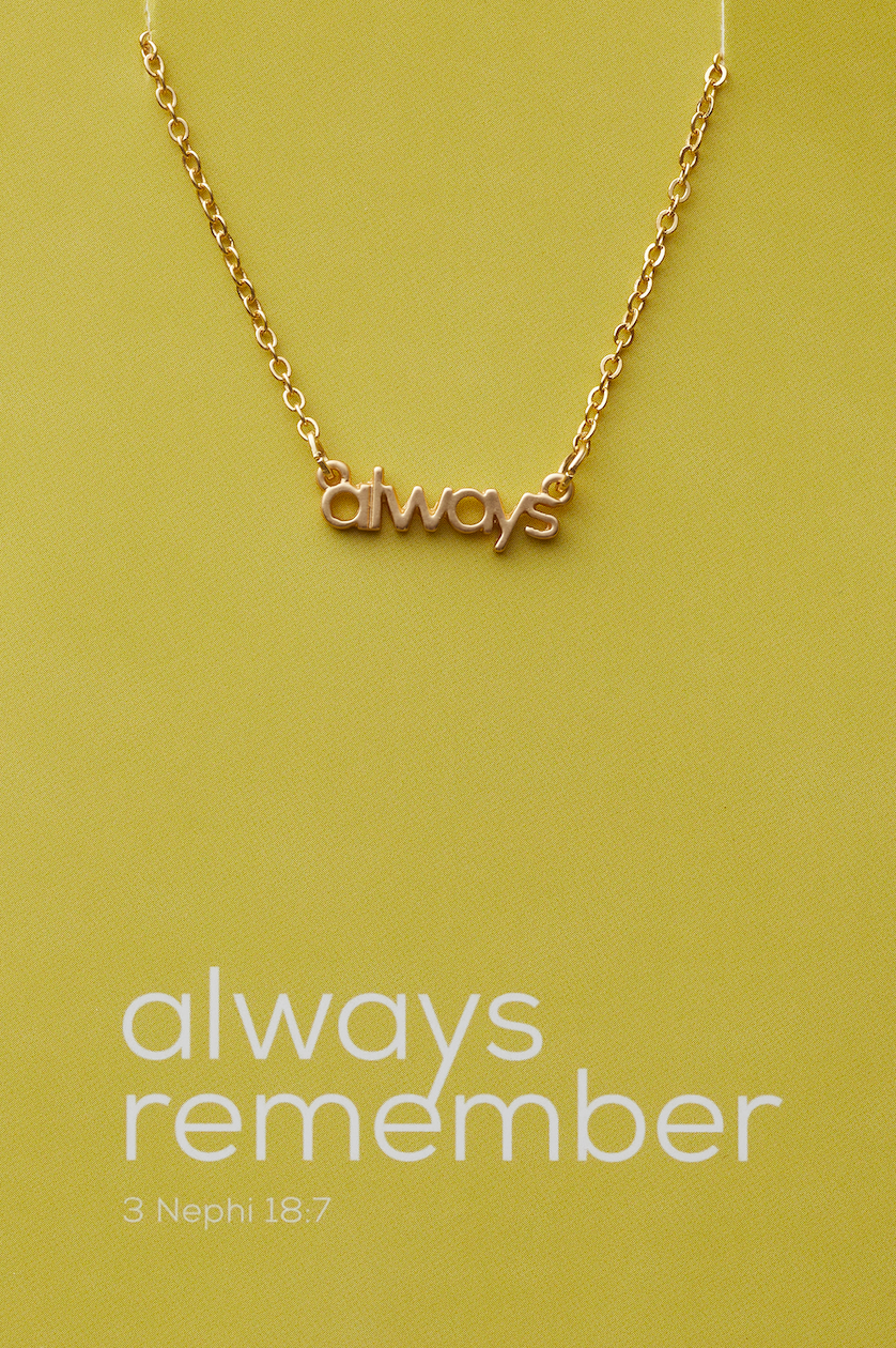 Always Remember Necklace