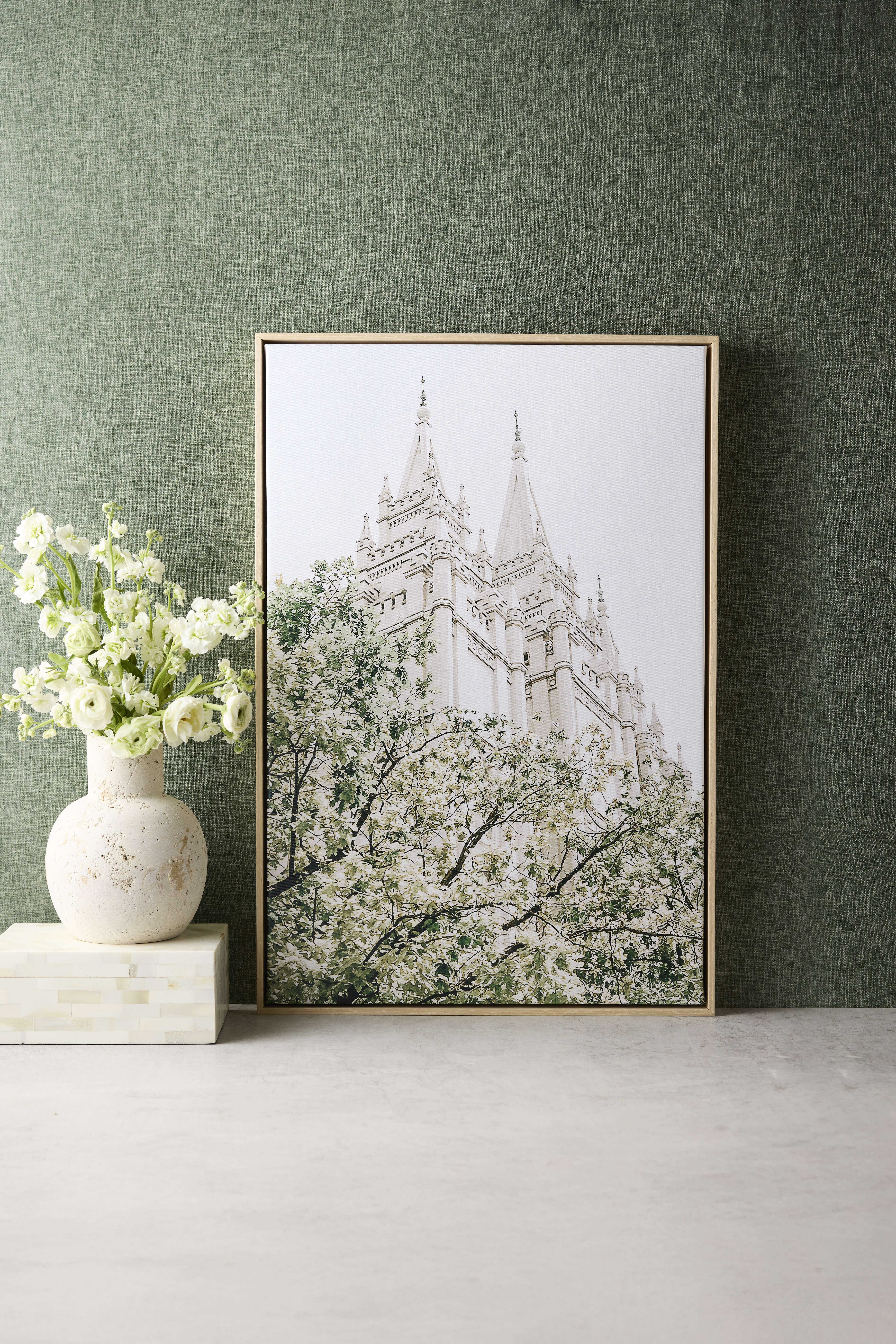 Sweet is the Work, Salt Lake Temple (31.5x21.5 Framed Canvas), , large image number 2