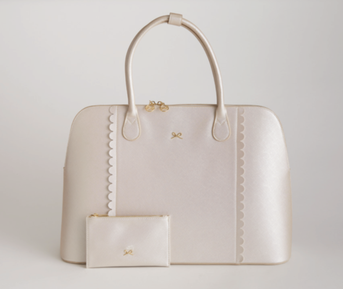 Pearl Scalloped Temple Bag