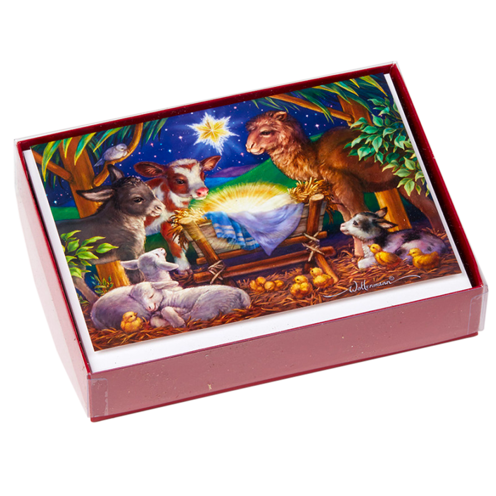 A Child is Born Christmas Cards, , large