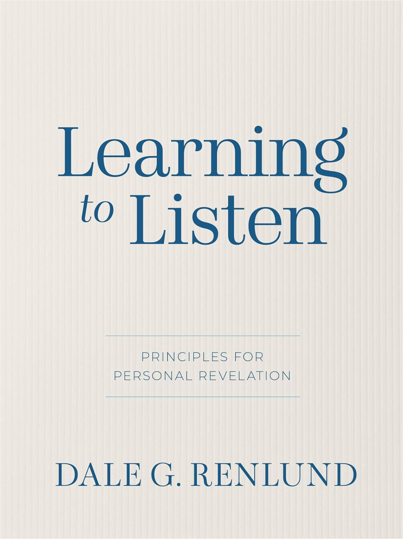 Learning to Listen