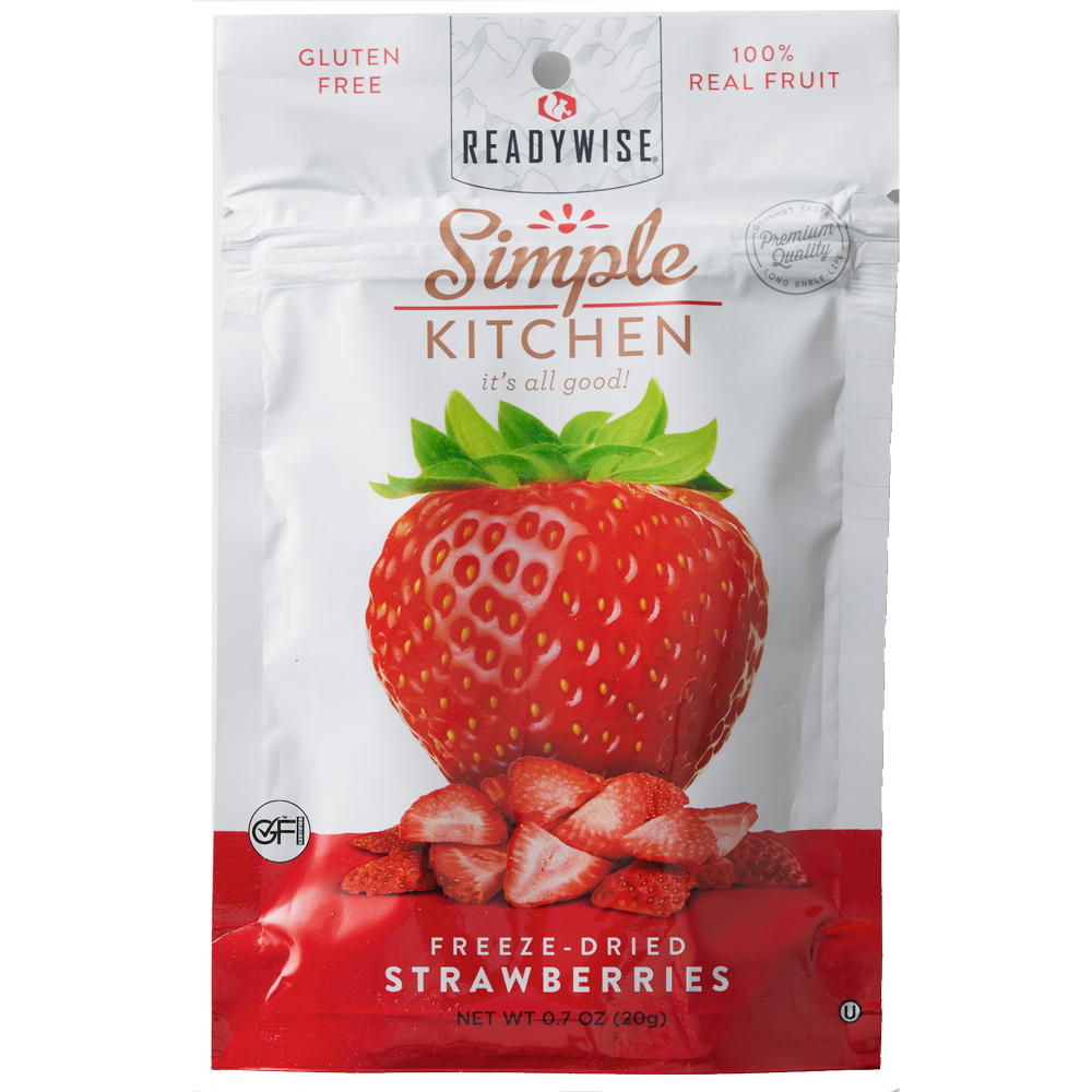 Simple Kitchen Freeze-Dried Strawberries