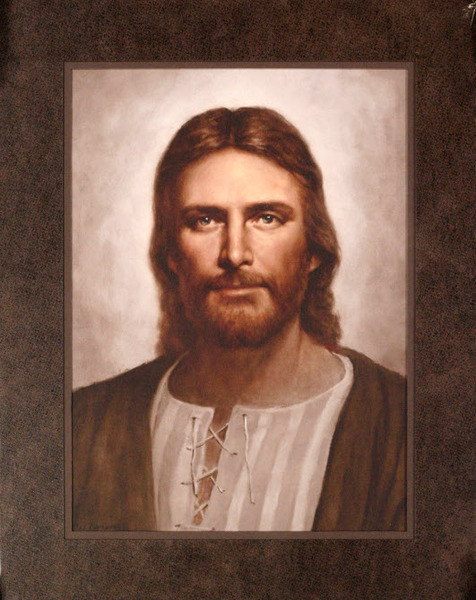 Vintage Gentle Christ (11x14 Matted Print), , large image number 0