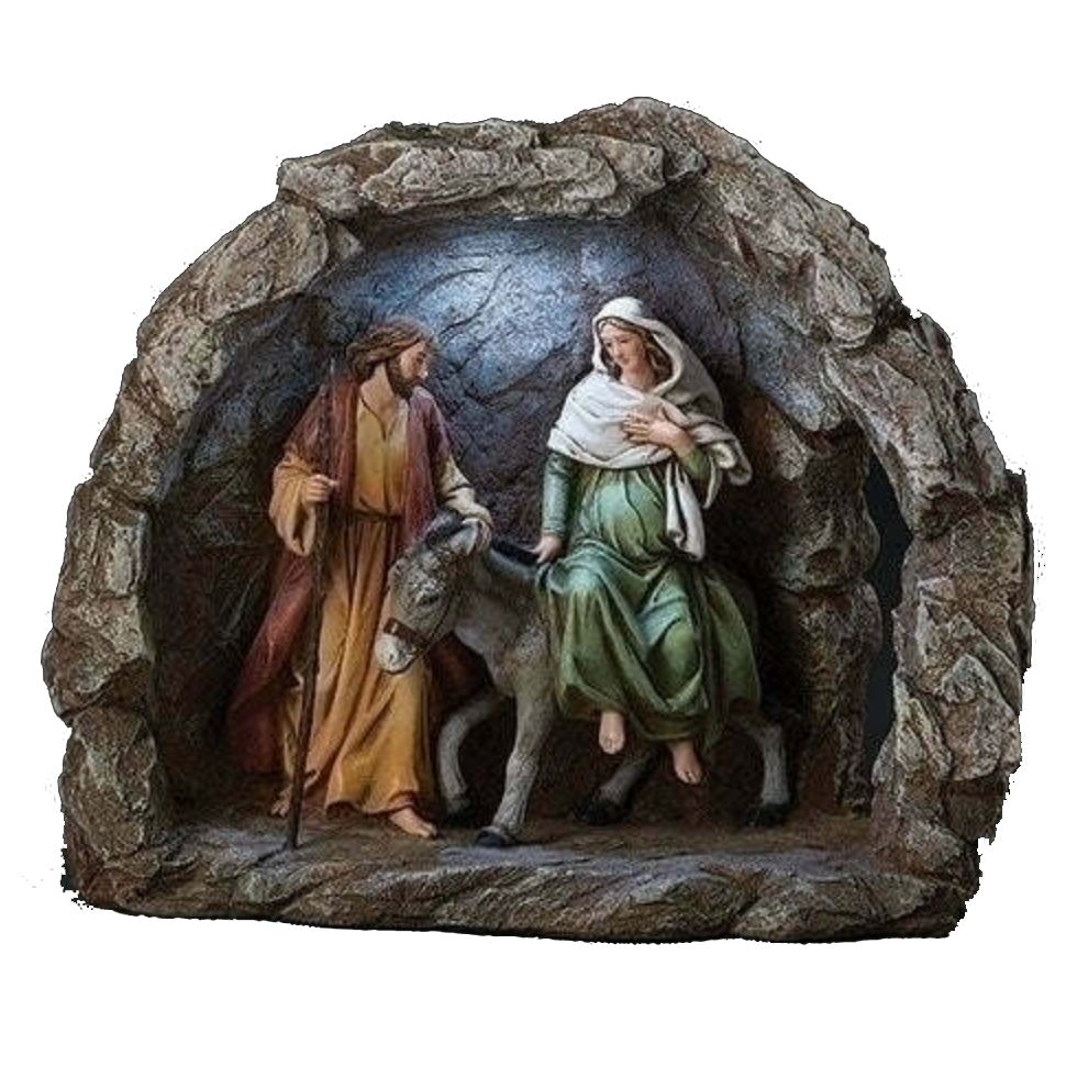 Light-up Journey to Bethlehem Nativity Grotto, , large image number 0