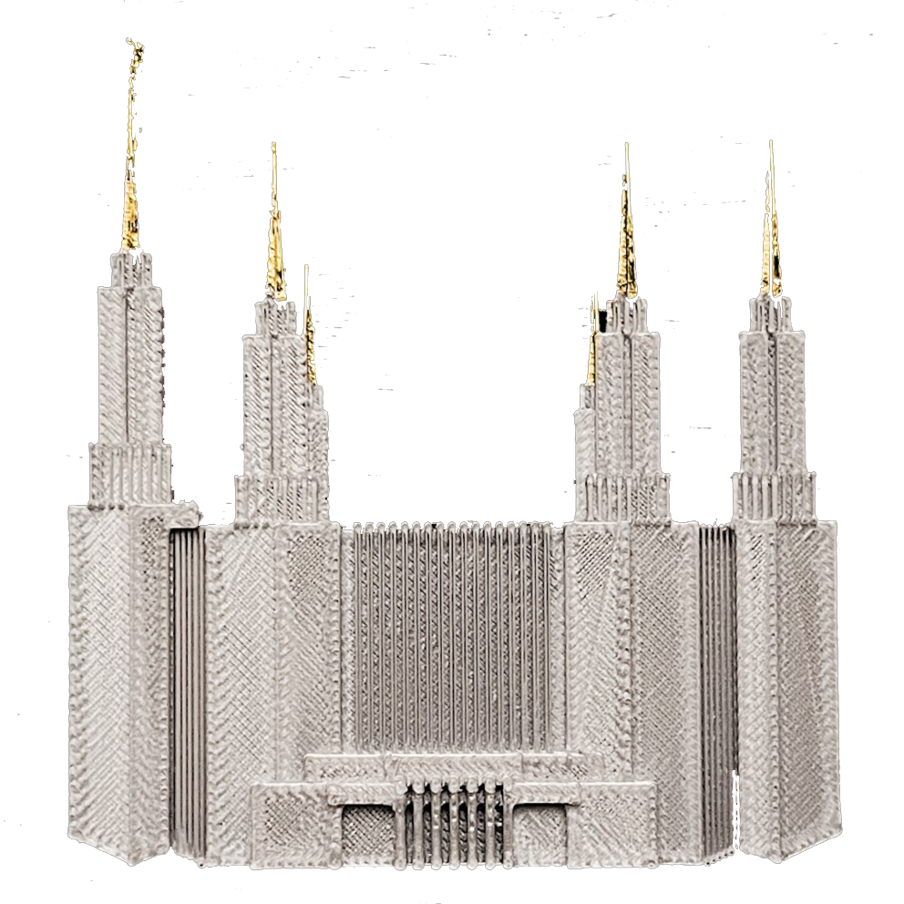 Washington DC Temple Magnet, , large image number 0