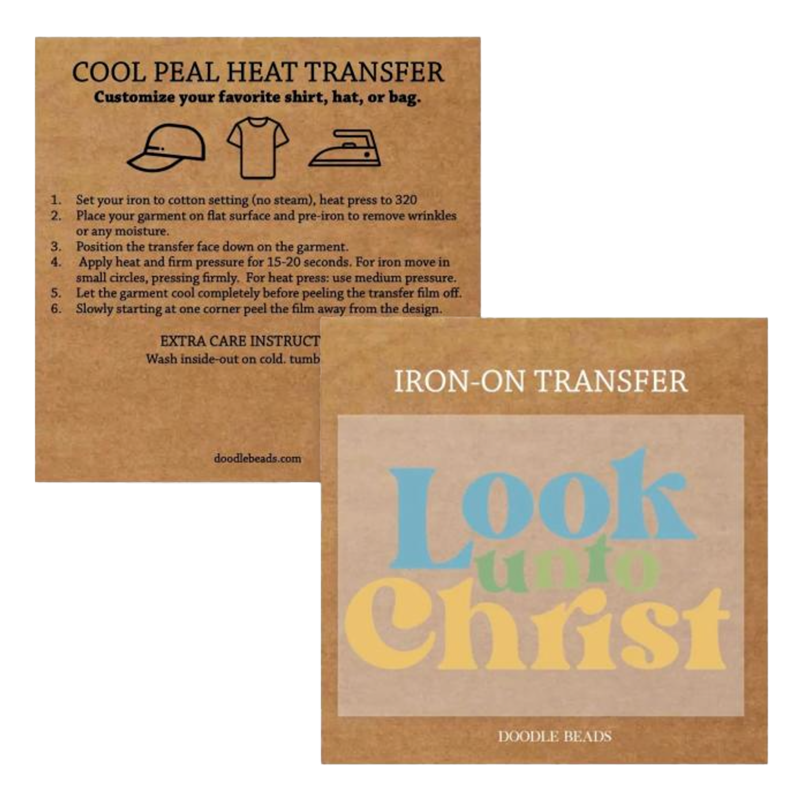 Look unto Christ 2025 Youth Theme Iron-On Transfer, , large image number 4