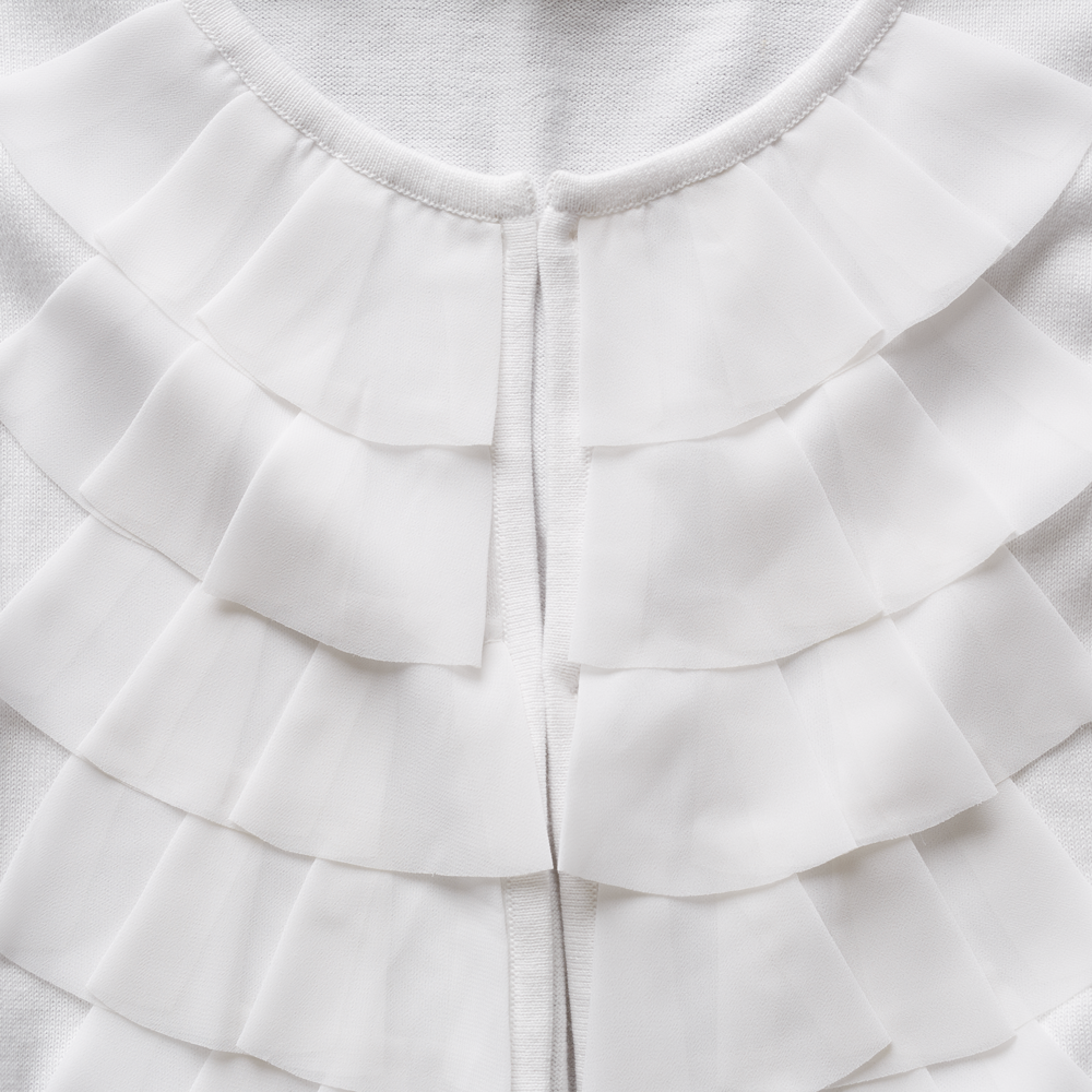 Sophie White Temple Sweater, , large