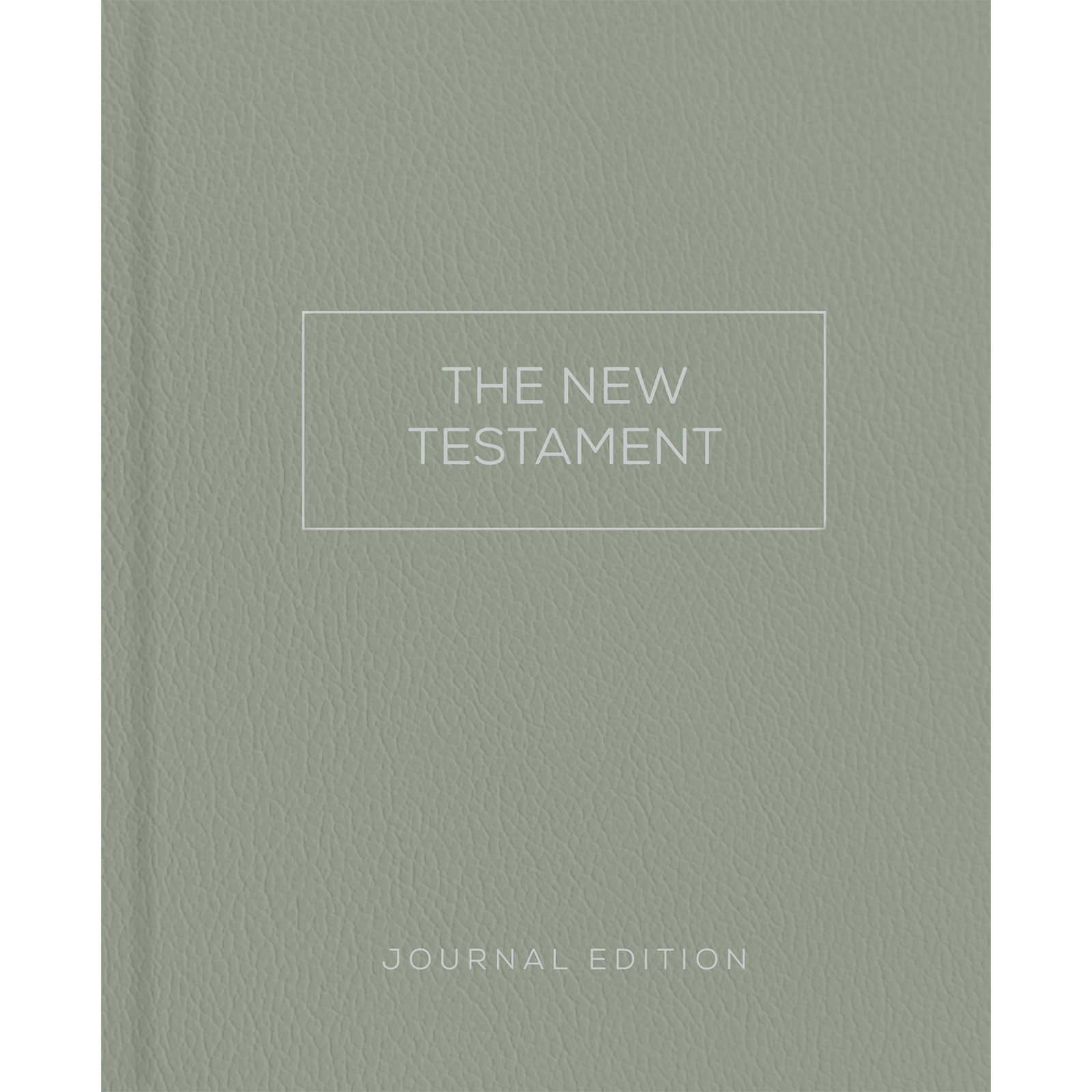 The New Testament, Journal Edition, Sage (Unlined)
