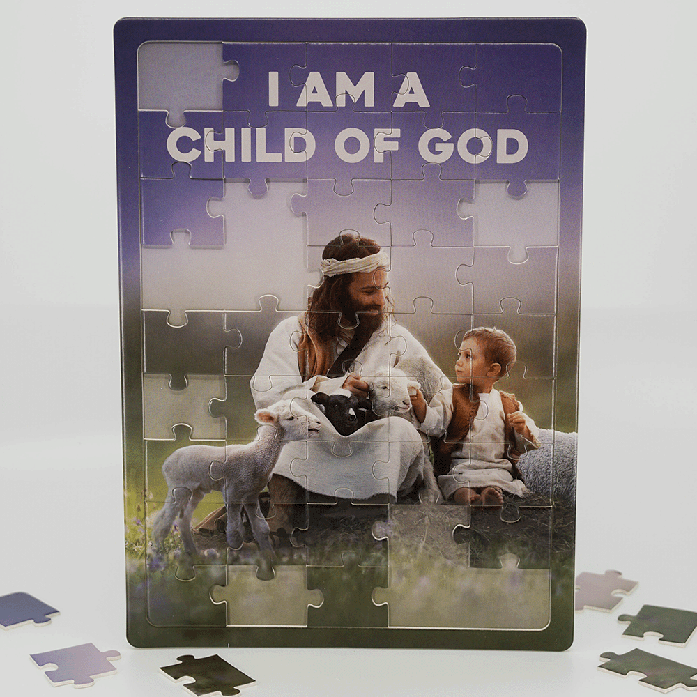 Puzzle 45 piece I am a Child of God, , large