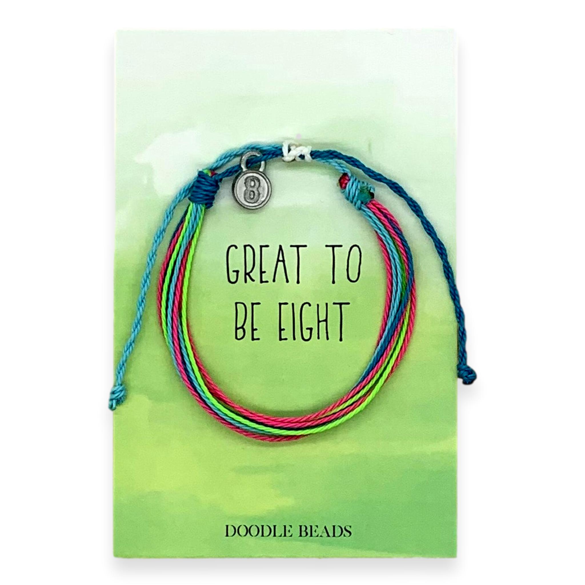 Great to be Eight Thread Bracelet