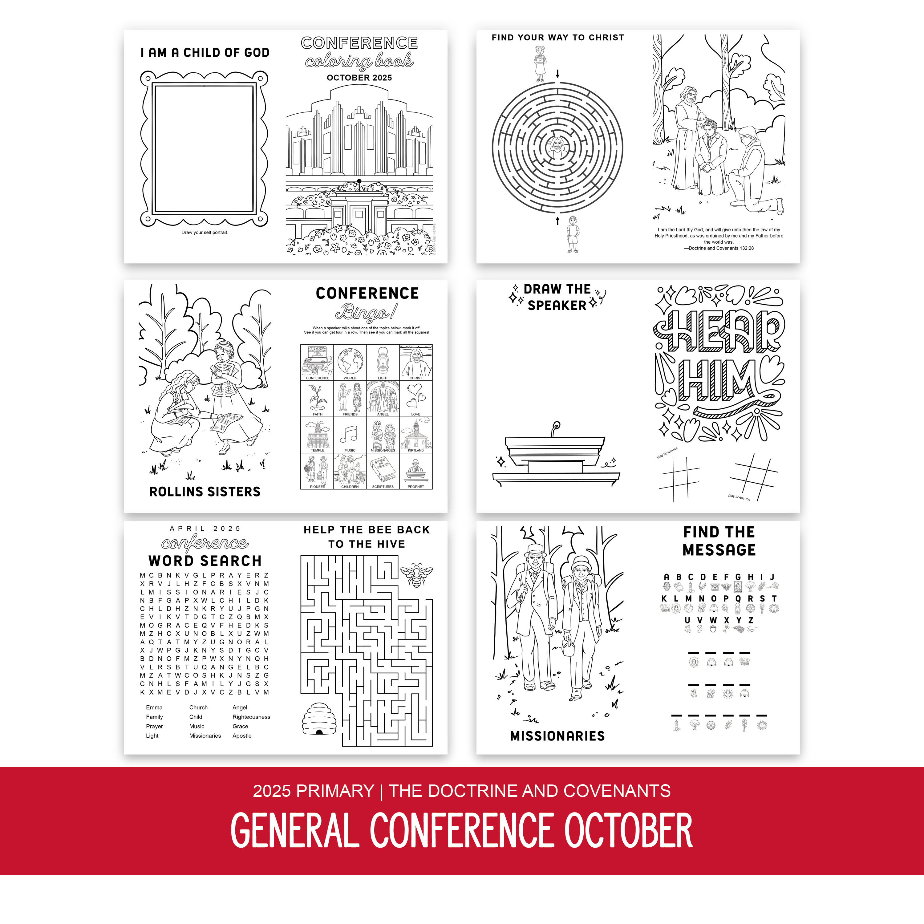 2025 Primary - Coloring Pages Kit, , large image number 3