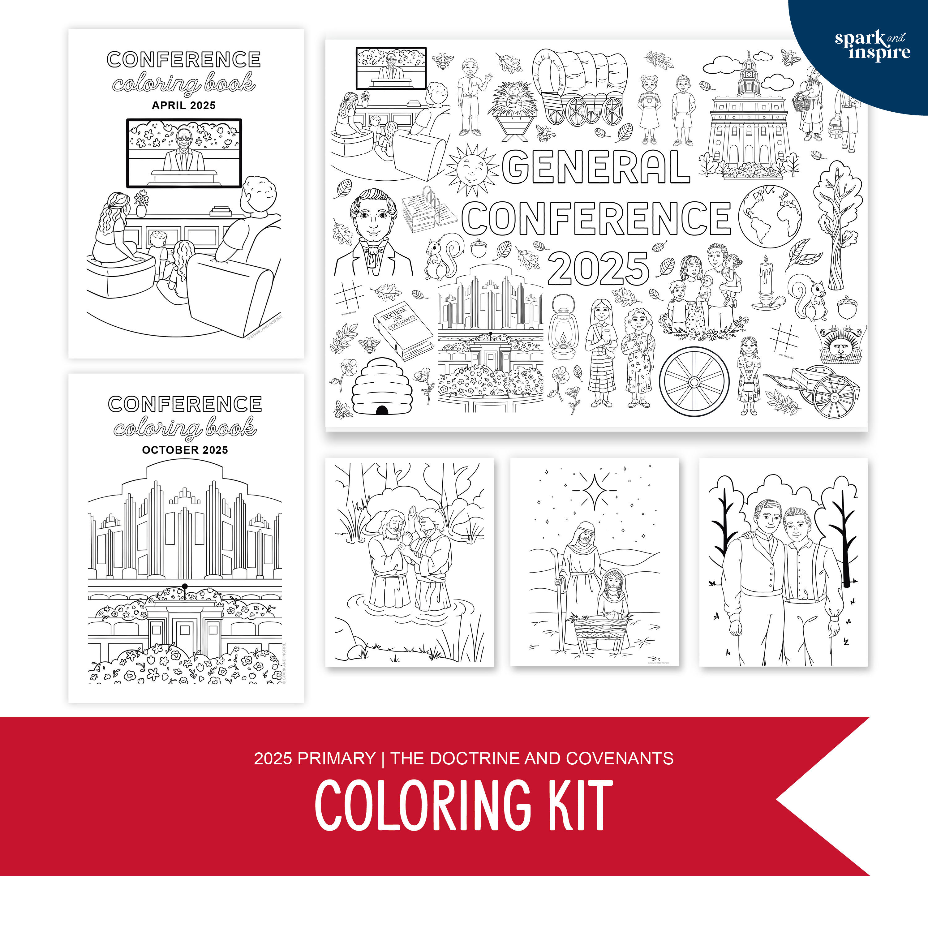 2025 Primary - Coloring Pages Kit
