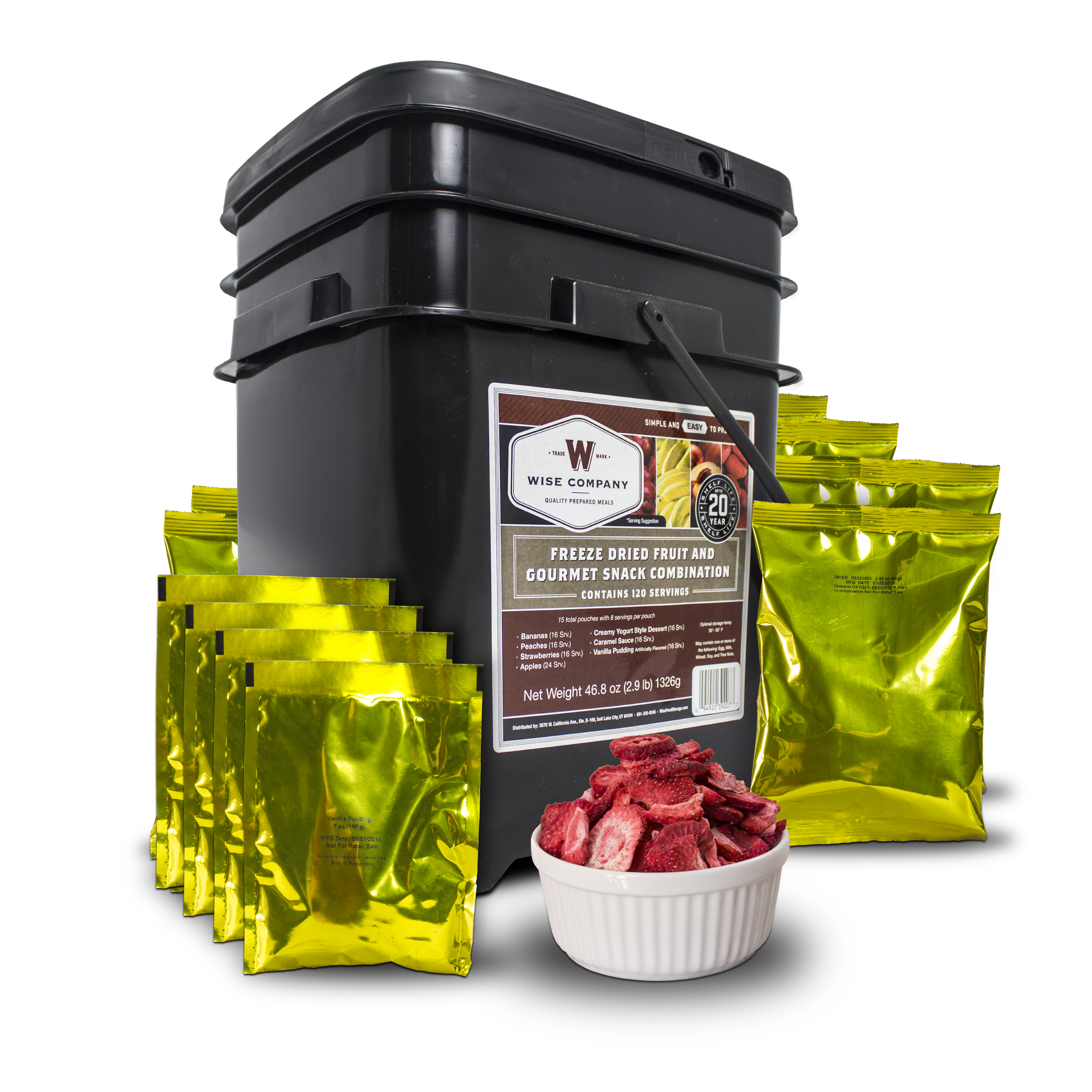 120 Serving Freeze Dried Fruit and Snack Pack, , large image number 1