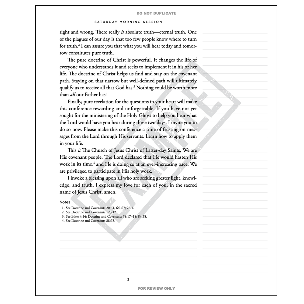General Conference Addresses, Journal Edition, April 2023, , large