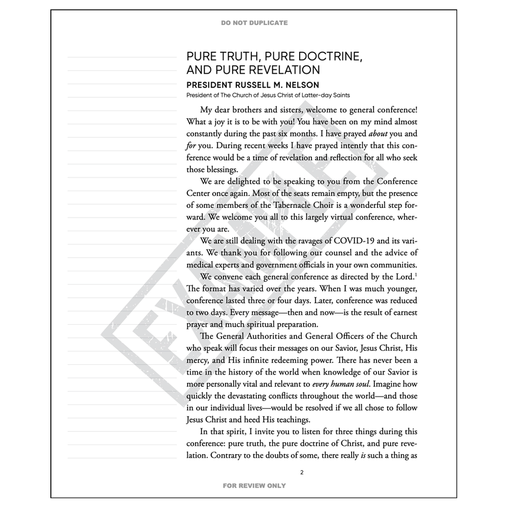 General Conference Addresses, Journal Edition, April 2023, , large image number 2