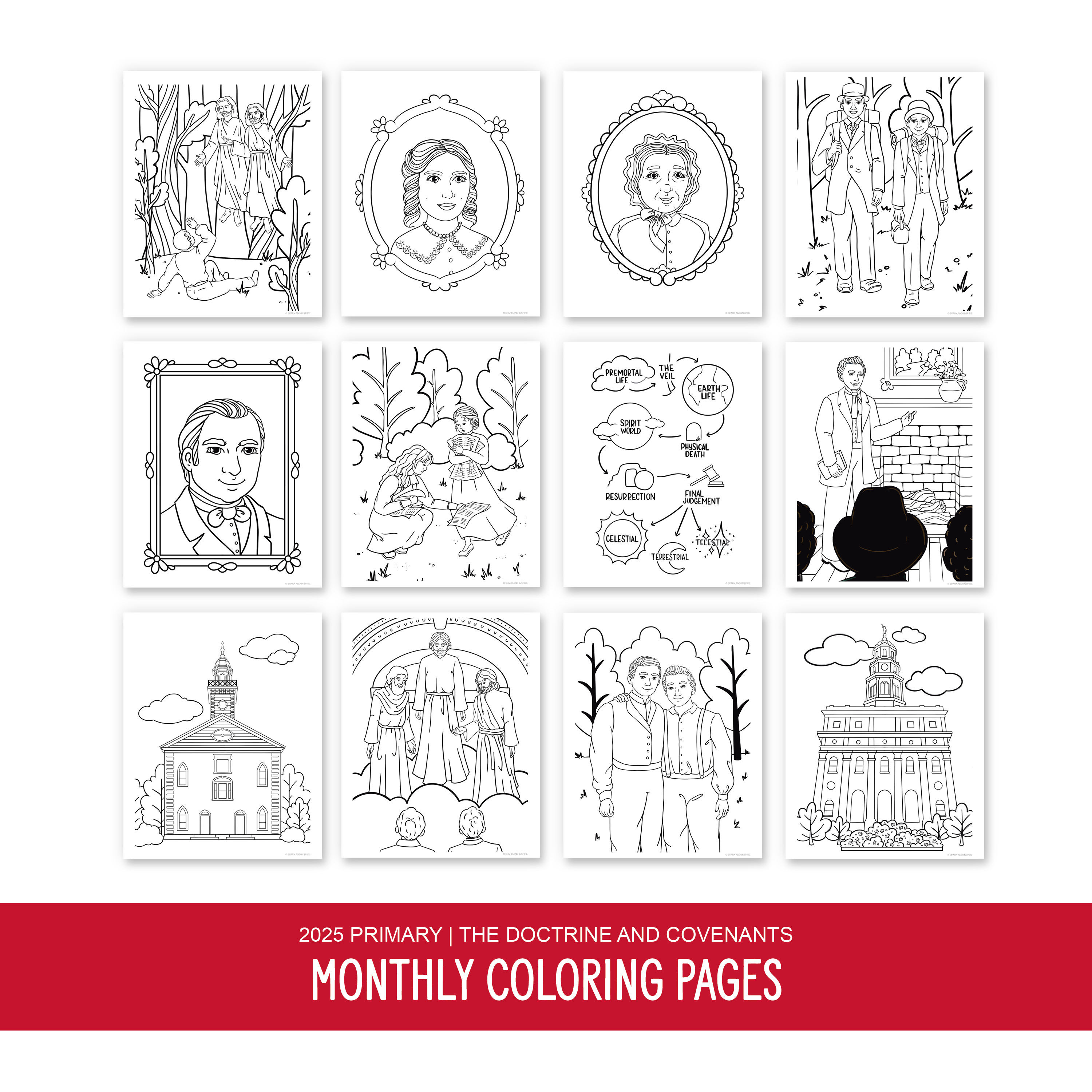 2025 Primary - Coloring Pages Kit, , large