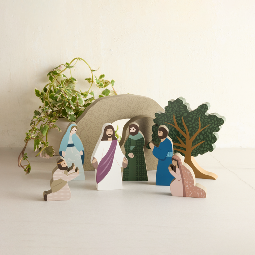 He Is Risen Easter Creche Set, , large image number 1