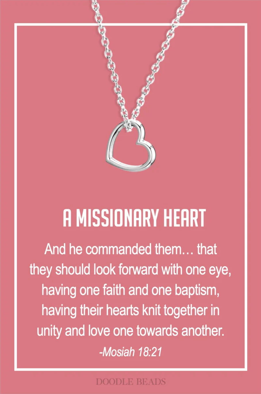Missionary Heart Necklace, , large