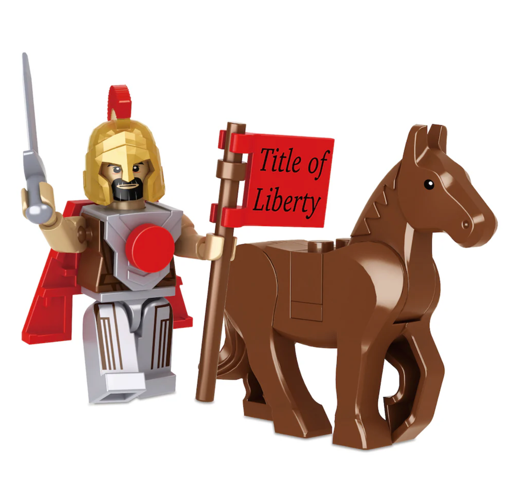 Captain Moroni Figurine Brick Set, , large image number 0