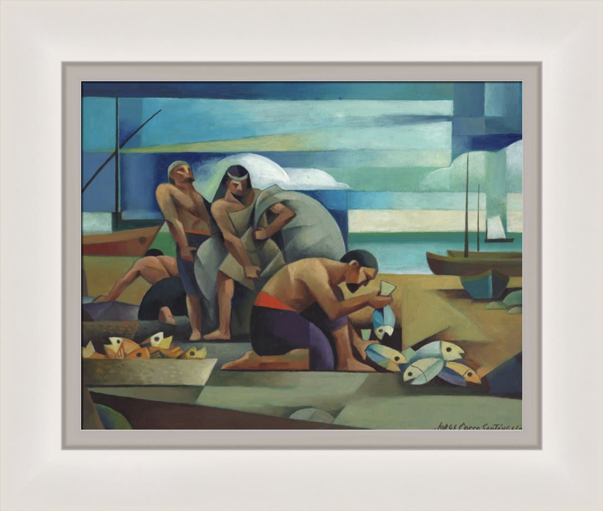 The Fisherman (12x14 Framed Art), , large image number 0
