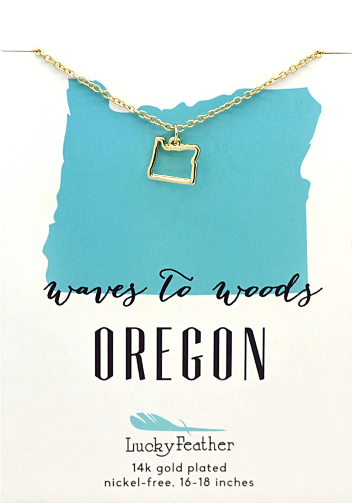 Oregon State Necklace, , large image number 0
