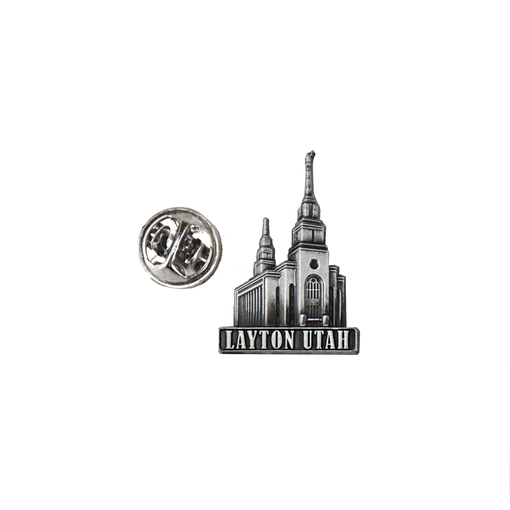 Layton Temple Silver Pin, , large