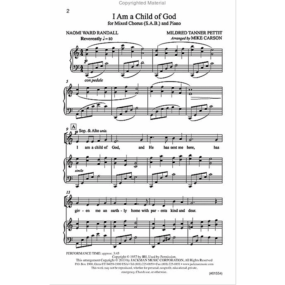 I Am a Child of God, , large image number 1