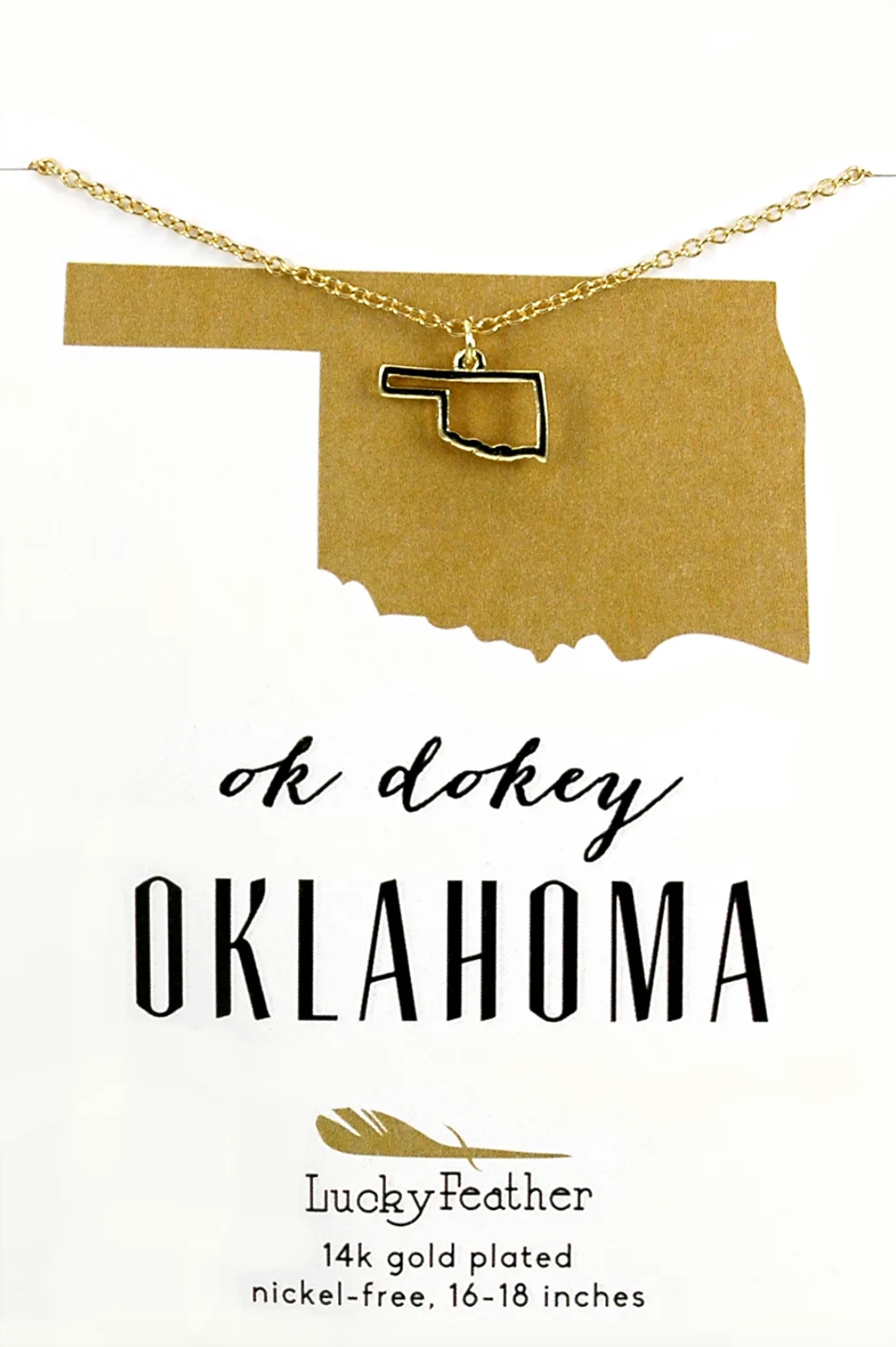 Oklahoma State Necklace
