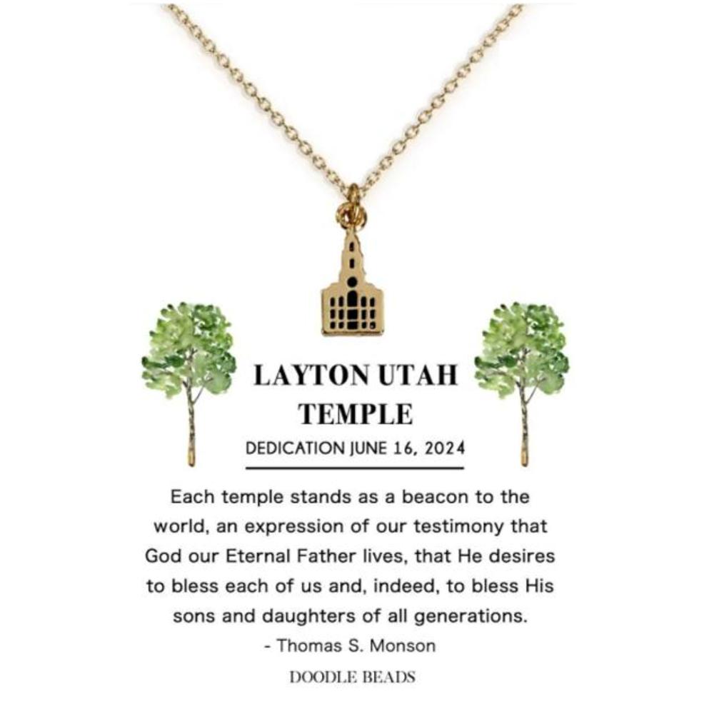Layton Temple Gold Necklace, , large image number 1