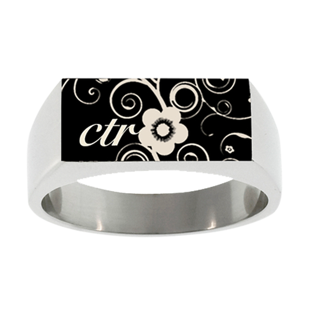 Blossom Square-Top CTR Ring, , large image number 0