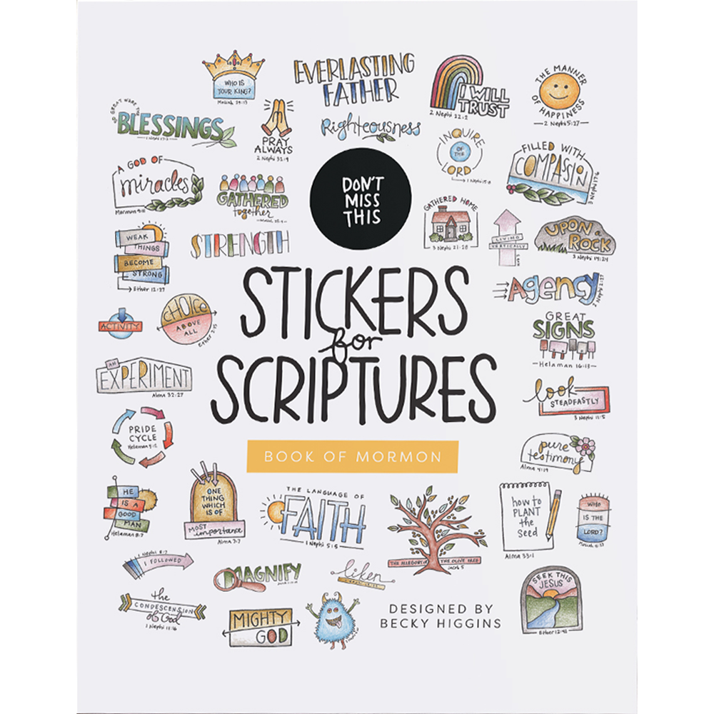 Don't Miss This Stickers for the Book of Mormon 2024, , large image number 0