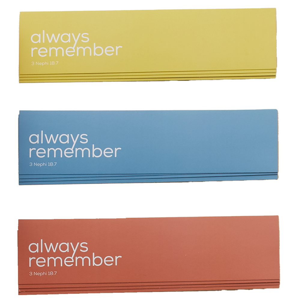 Always Remember Bookmark Pack