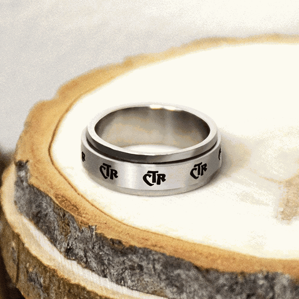 Gold Ring Mens Ctr Rings Mens Ctr Rings Store - Main Image