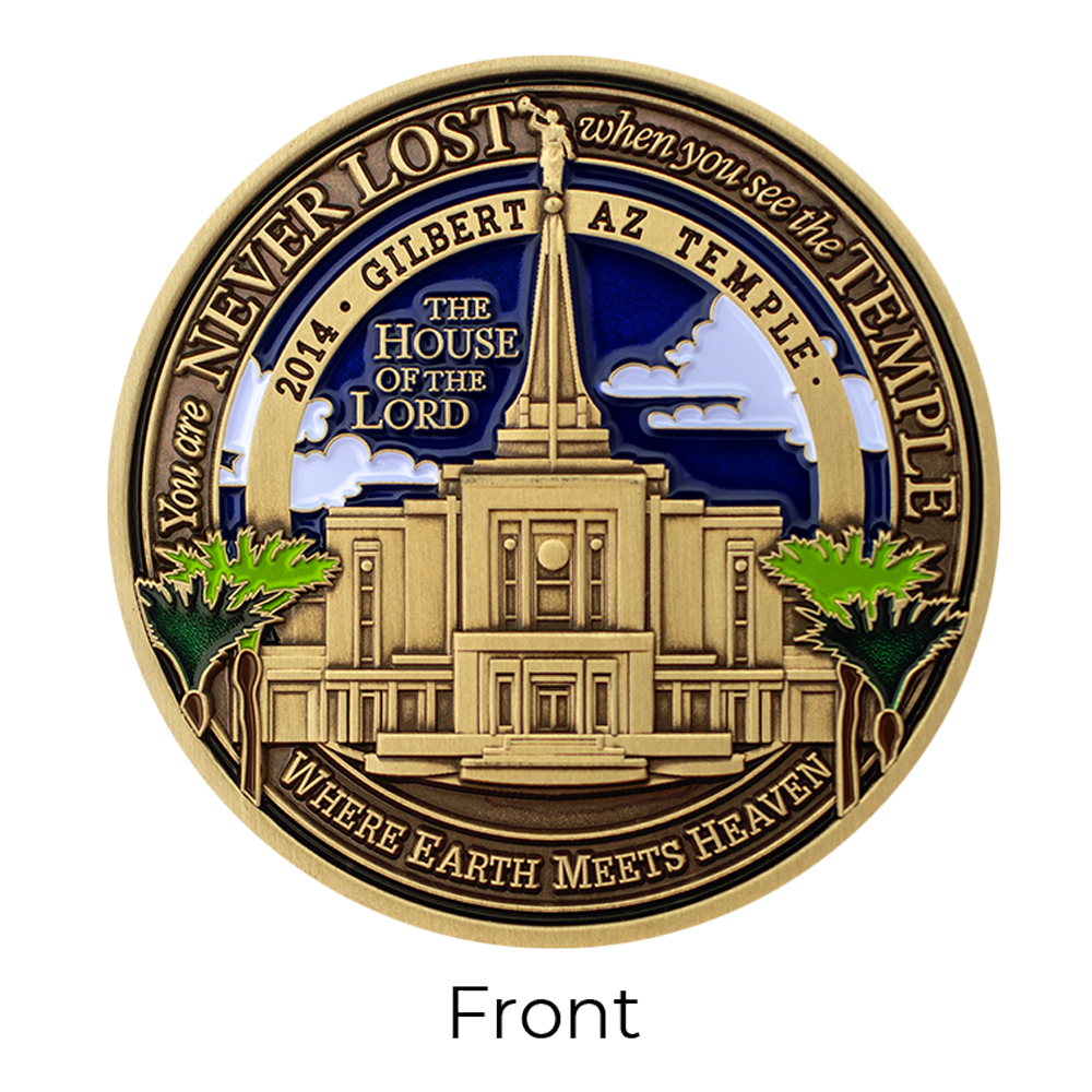 Gilbert Arizona Temple Medallion, , large image number 0