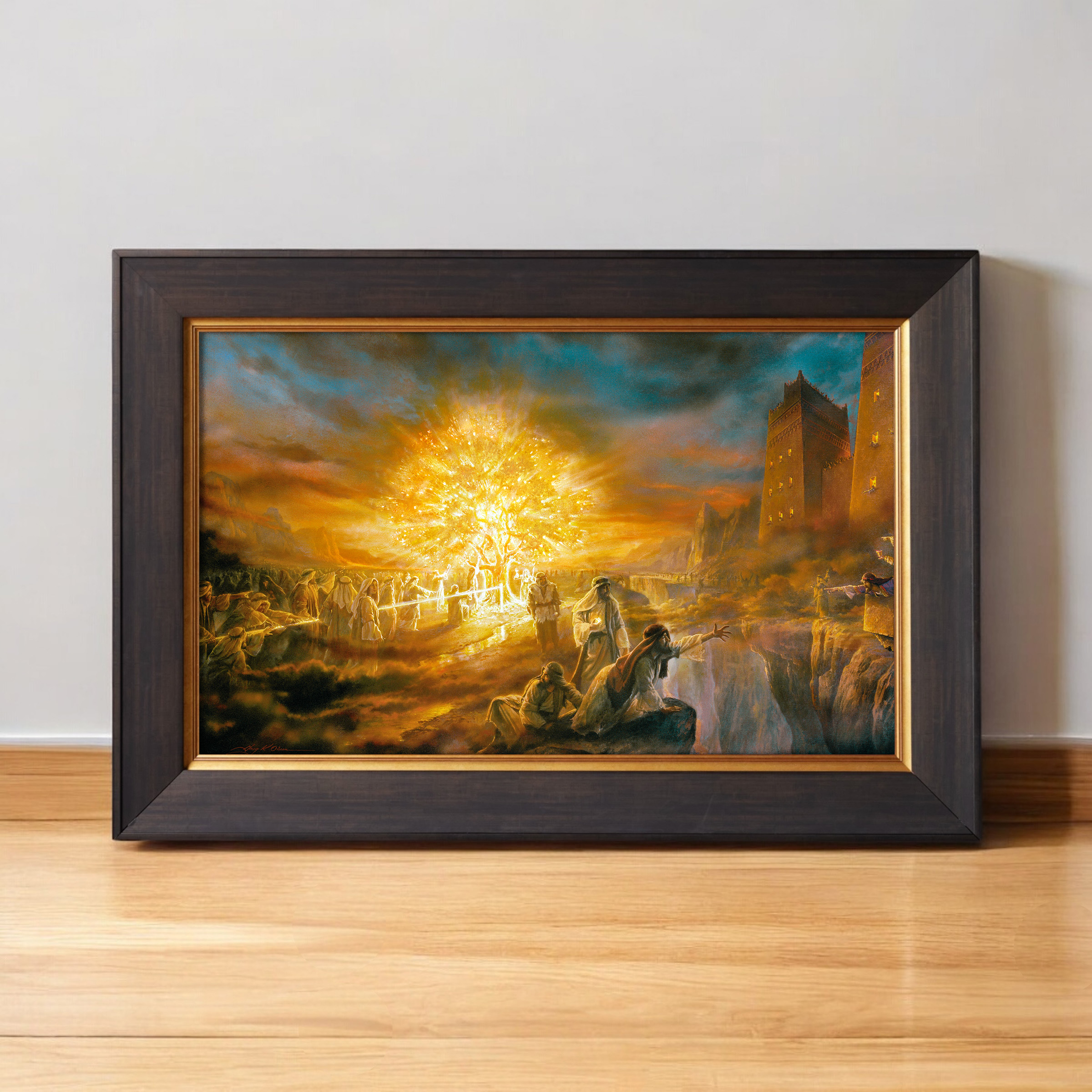 The Tree of Life (30x44 Framed Canvas Print), , large