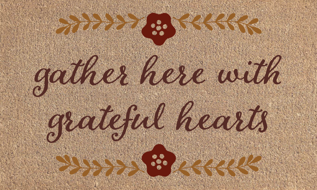 Gather Here Welcome Mat