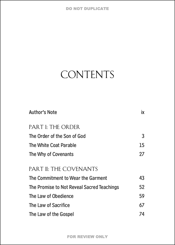 The Holy Covenants, , large