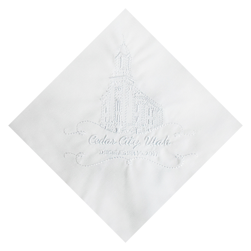 Cedar City Temple Handkerchief