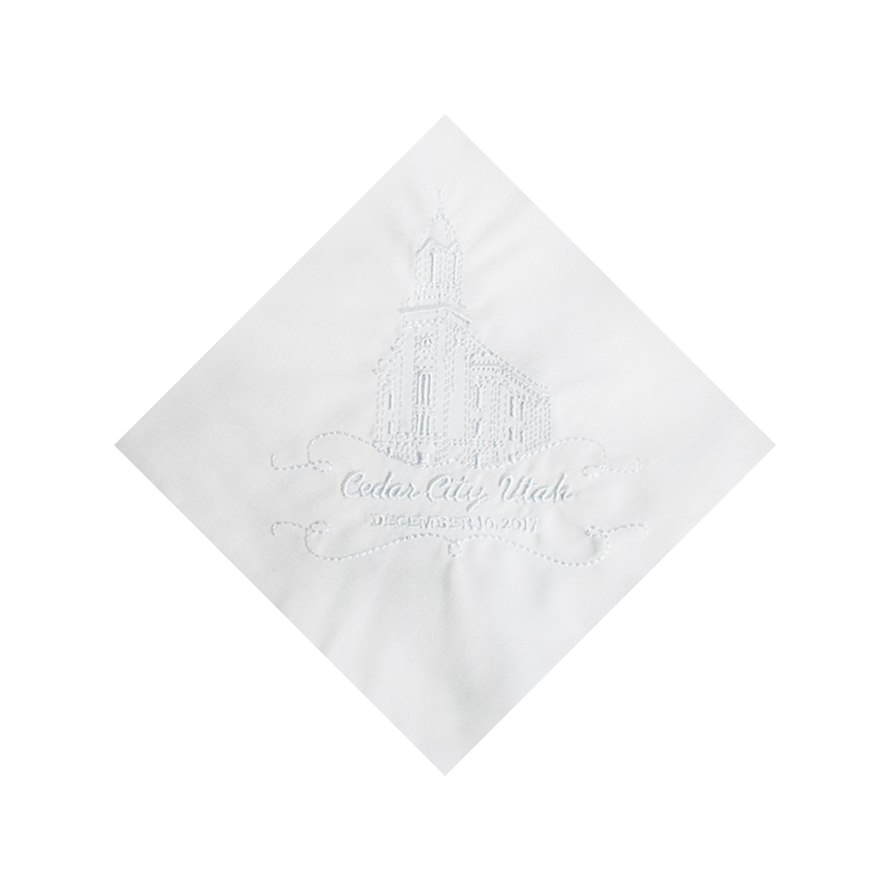 Cedar City Temple Handkerchief, , large