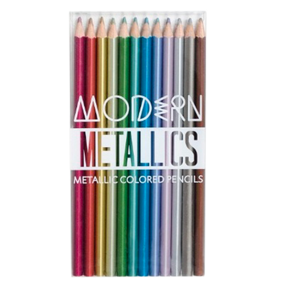 Modern Metallics Colored Pencils, , large image number 0