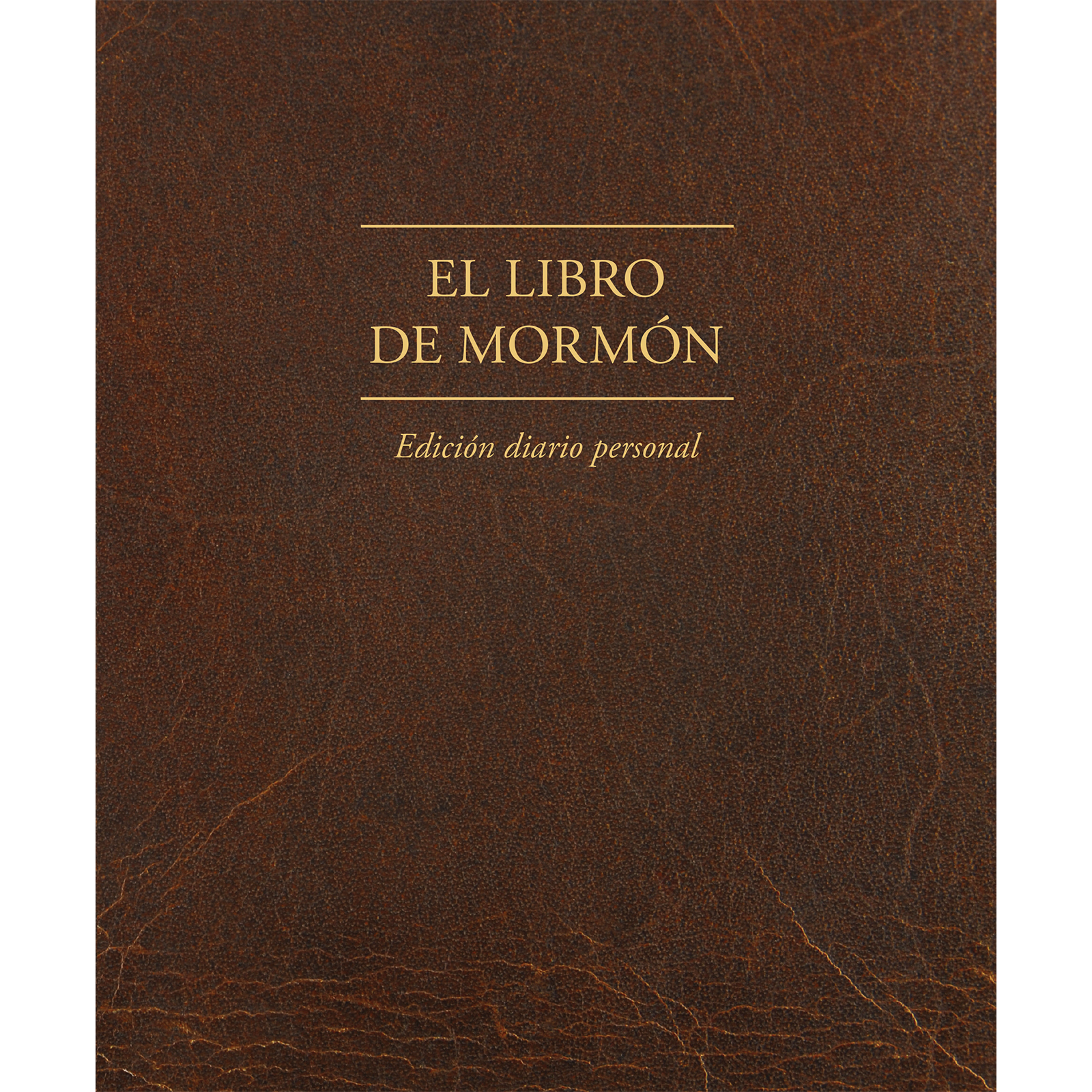 The Book of Mormon,  Journal Edition, Brown (No Index) (Spanish)