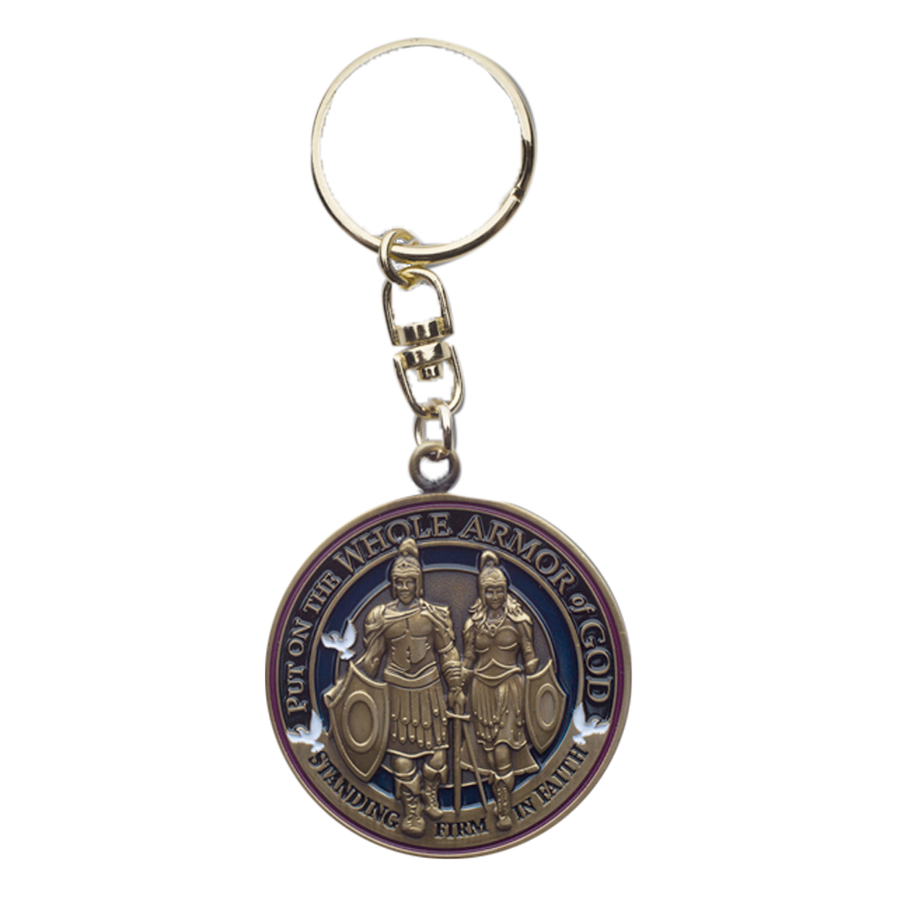 Armor of God Swivel Keyring