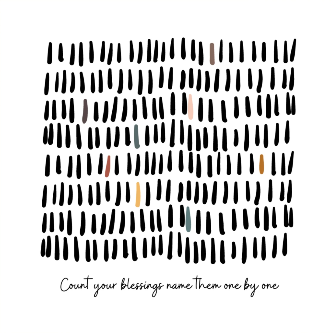 Count Your Blessings (7x7 Print), , large image number 0