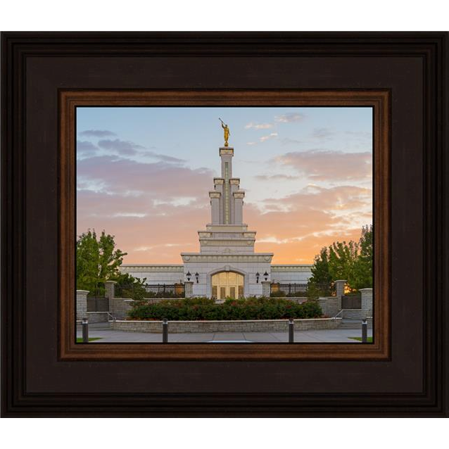 Columbia River Temple, Evening (13x15 Framed Art), , large image number 0