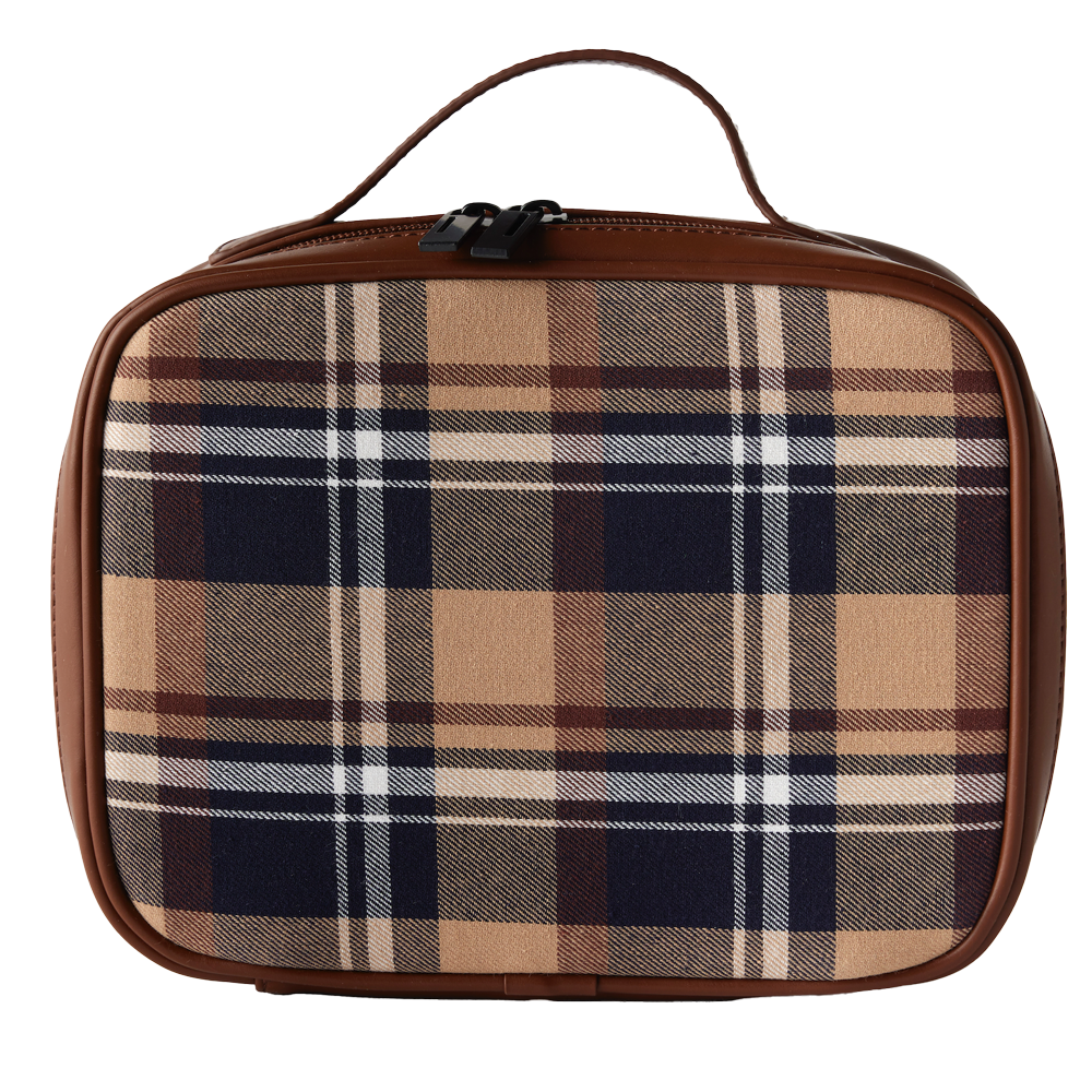 Tote Reg Enoch Plaid Green, , large