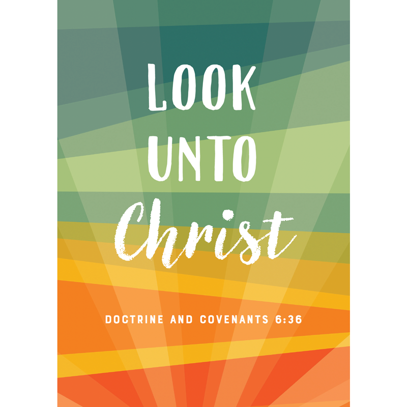 Look unto Christ 2025 Youth Theme Print, , large image number 0