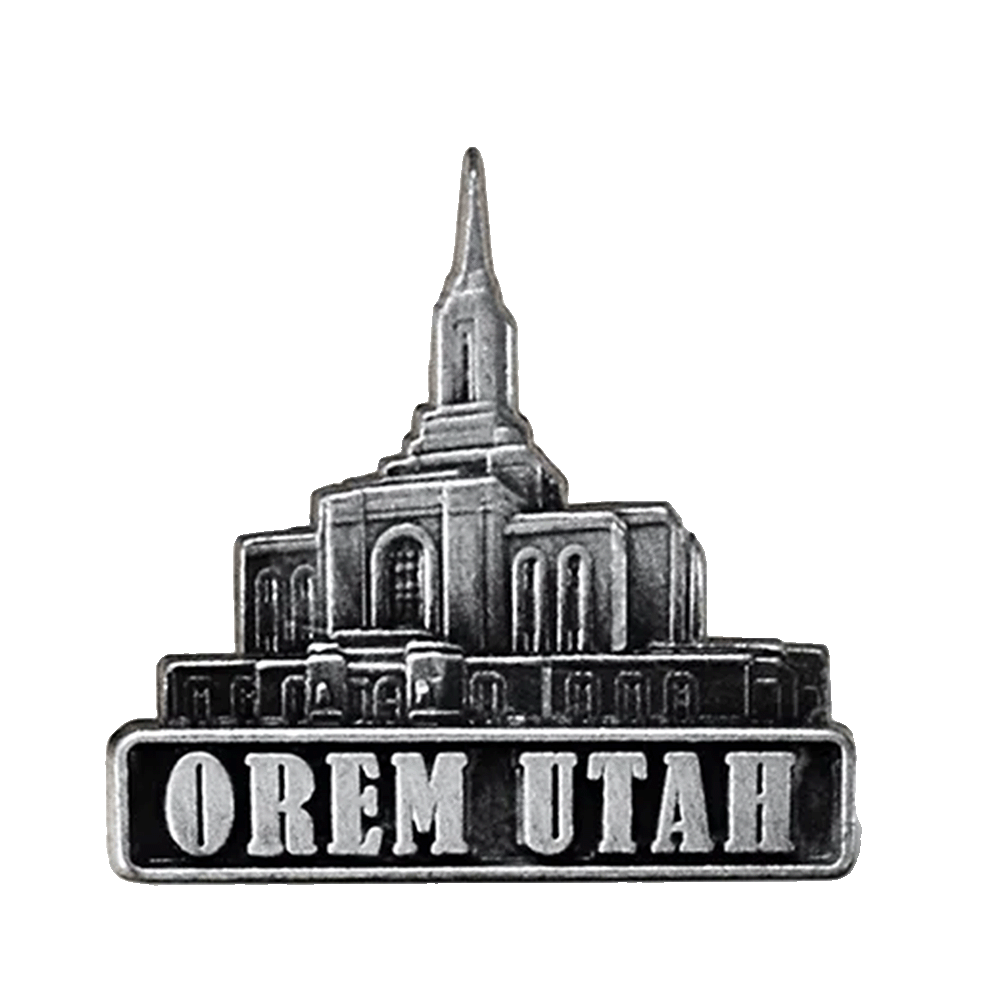 Orem Temple Pin Silver