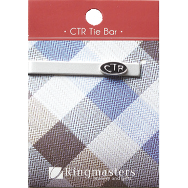 CTR Black Oval Tie Bar, , large