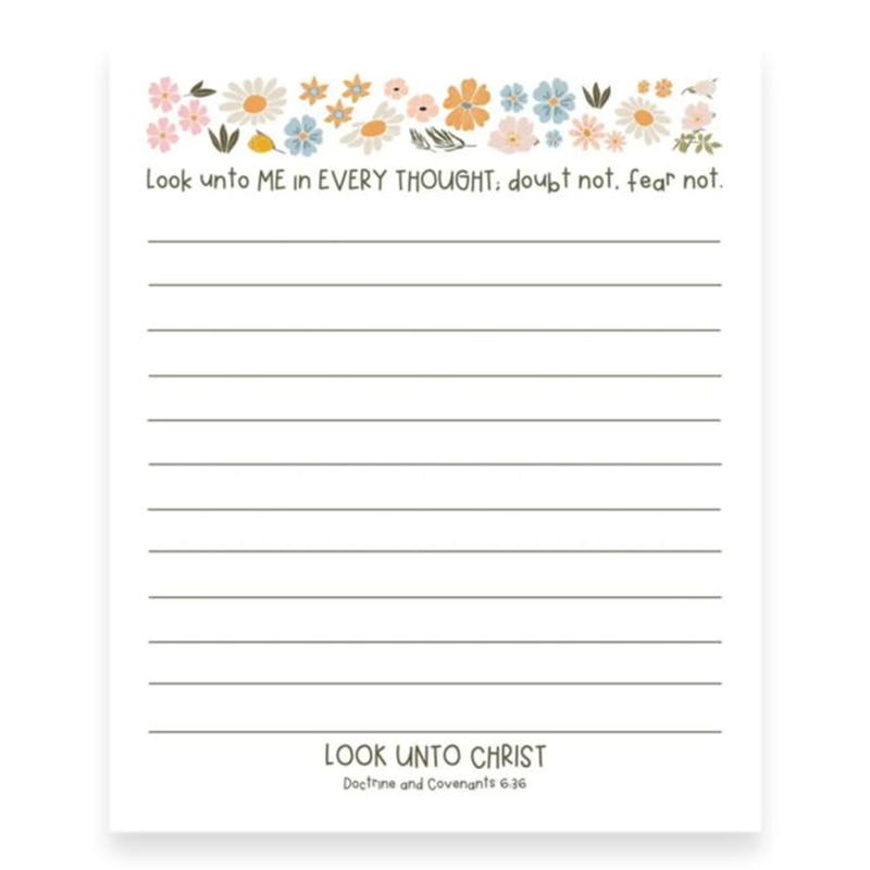 Look unto Christ 2025 Youth Theme Notepad